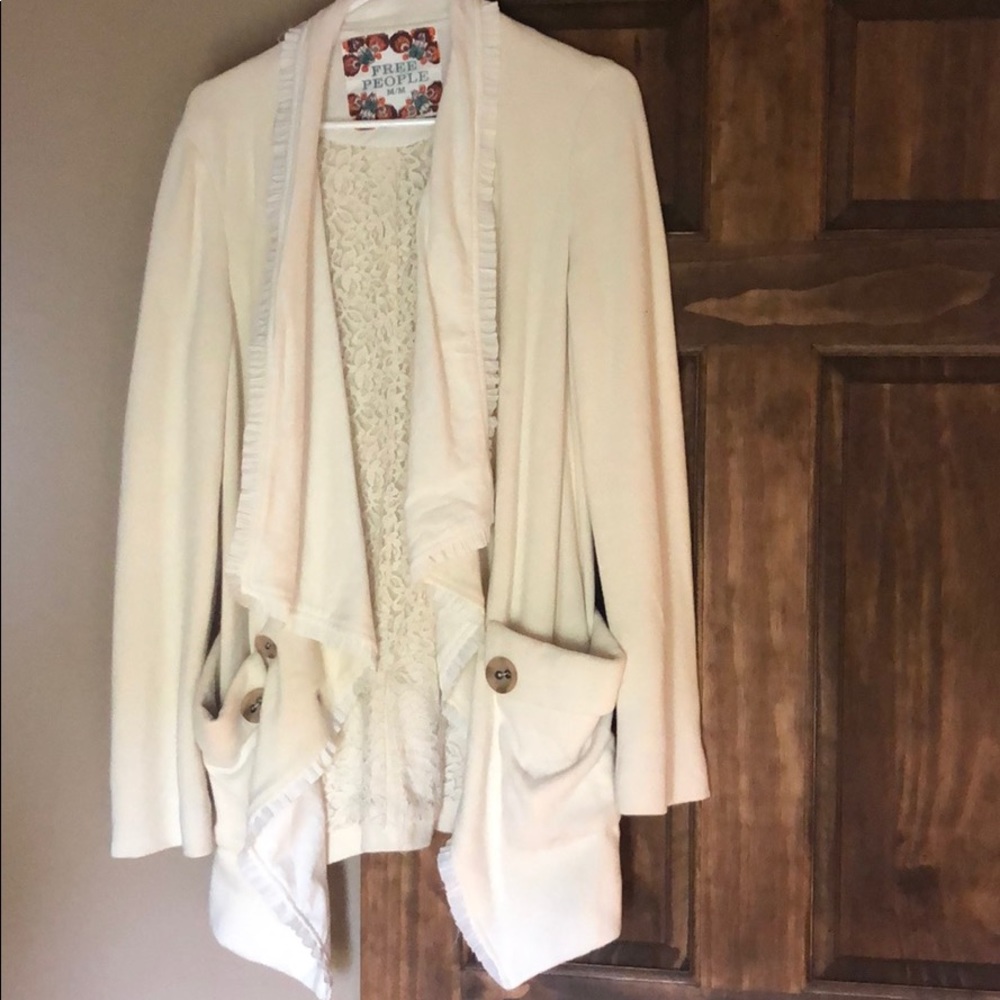 Free People knit jacket